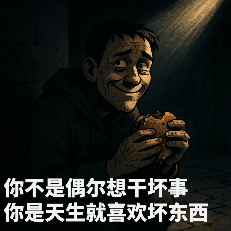 不骂不醒D1｜你不是偶尔想干坏事，你是天生就喜欢坏东西