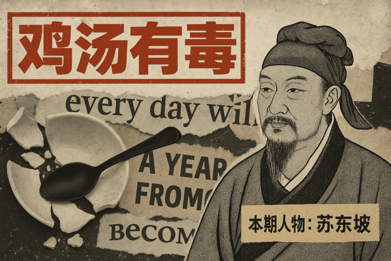 鸡汤有毒01｜苏东坡的豁达，不是给你用来吞下委屈的
