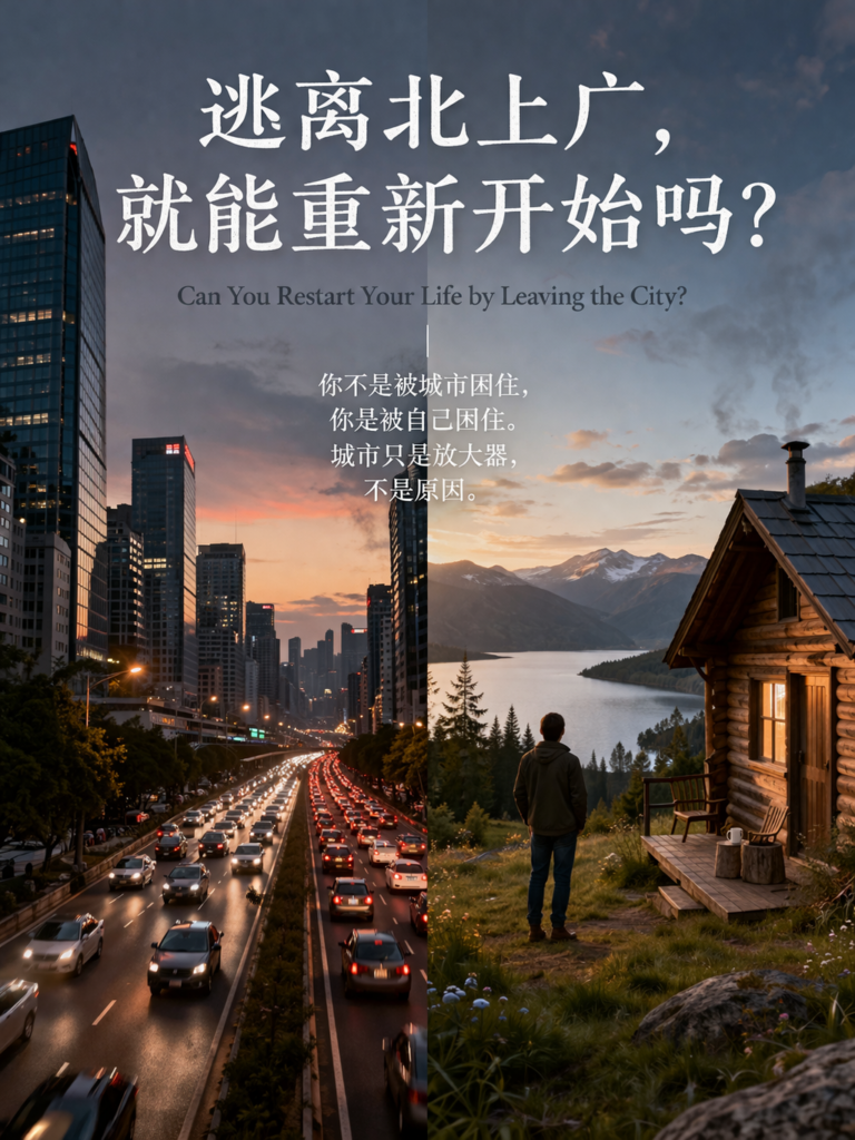 伪命题｜逃离北上广，就能重新开始吗？