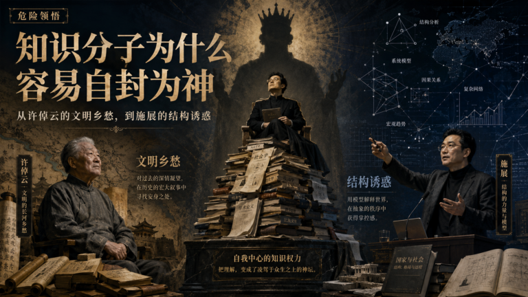 危险领悟｜知识分子为什么容易自封为神？