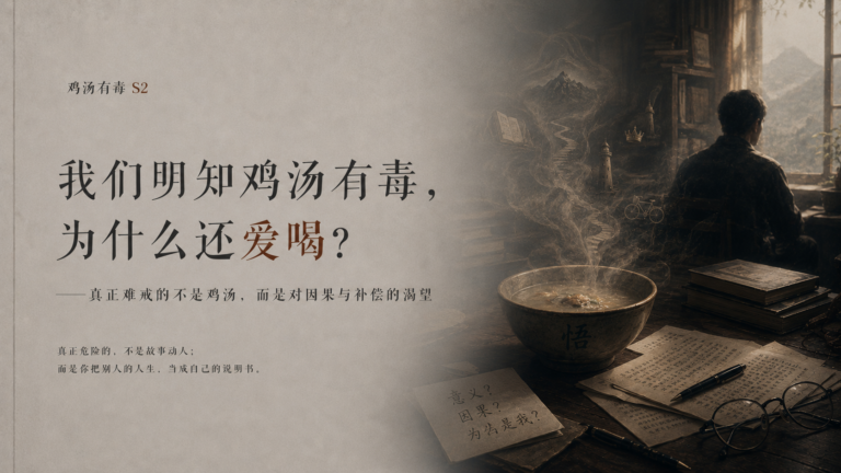 鸡汤有毒 S2｜终章： 我们明知鸡汤有毒，为什么还爱喝？