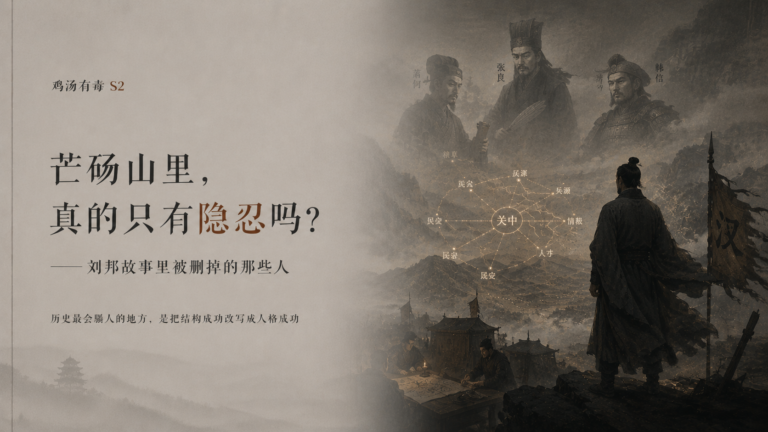 鸡汤有毒 S2-03｜芒砀山里，真的只有隐忍吗？