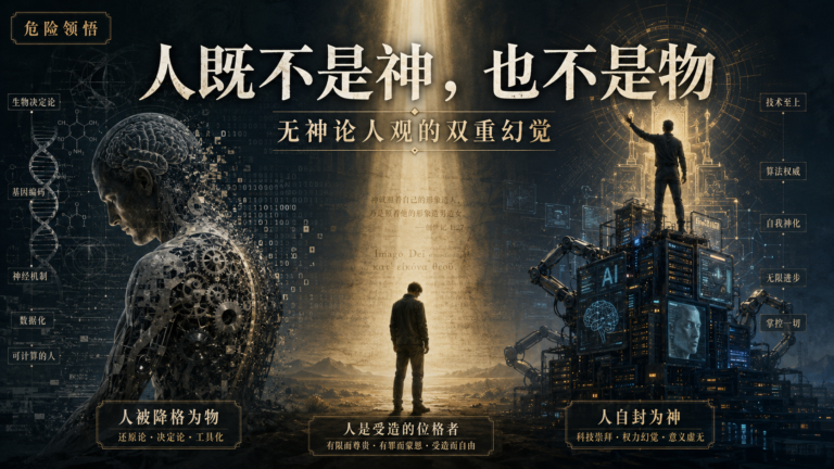 危险领悟｜人既不是神，也不是物