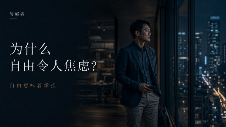 清醒者｜为什么自由令人焦虑？