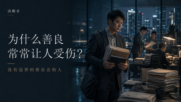 为什么善良常常让人受伤
