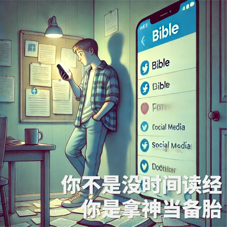 不骂不醒D5｜你不是没时间读经，你是拿神当备胎