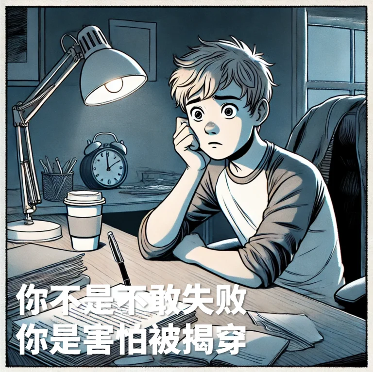 不骂不醒D8｜你不是不敢失败，你是害怕被揭穿